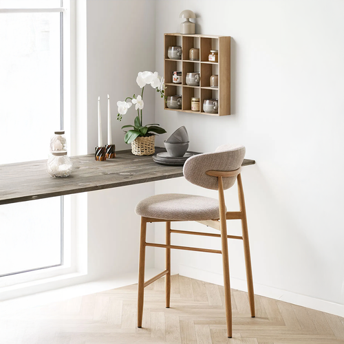 Artichok Holden Houten Wandrek Naturel - 46 x 46 cm - vtwonen shop