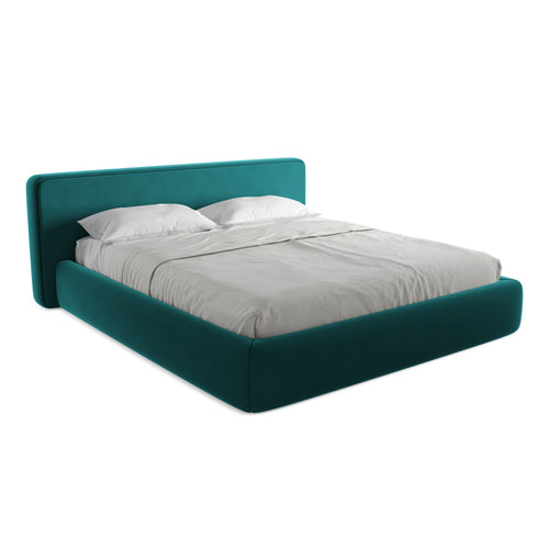 LaMiaSofa Bed met opbergruimte Firenze - velours - marien - 220x225x82