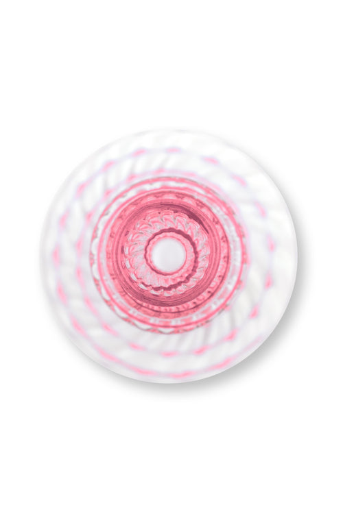 Pip Studio - Kandelaar - Roze - Glas Swirl - 28cm - vtwonen shop