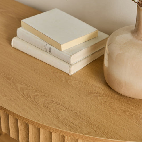 Calicosy - BOLOGNE Design haltafel - Licht hout - 40x100x76 cm