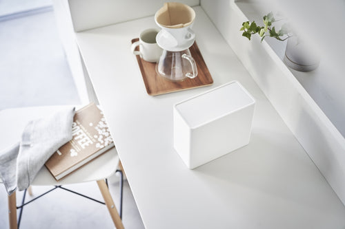 Yamazaki Koffiefilterhouder - Tower - Wit