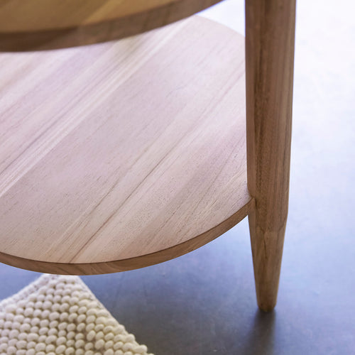 Tikamoon Massief teakhouten kolomkast - Naturel