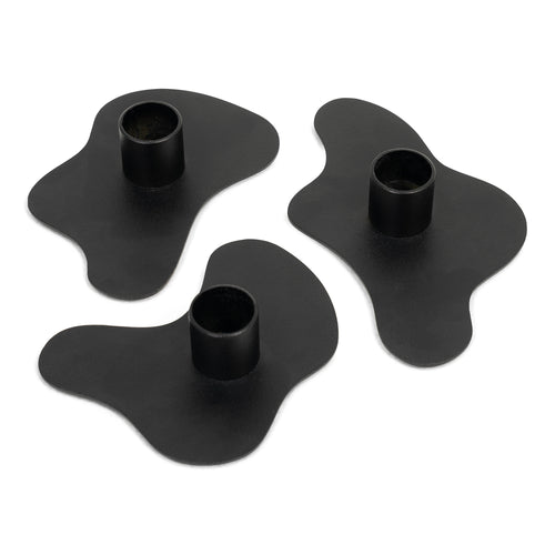 Spinder Design MELT Kandelaar set van 3 - Zwart - vtwonen shop