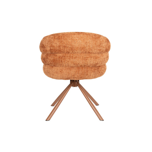 Housecraft Living Marjolein Eetkamerstoelen Armleuning Oranje - Set van 2