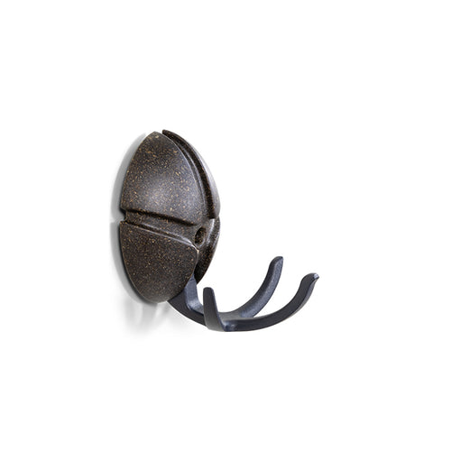 Spinder Design kapstok Bio Tick - Bio / Zwart - 3 haken
