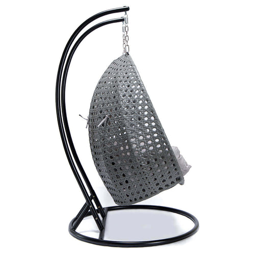 Home Deluxe - Polyrattan hangstoel TWIN | Kleur: Grijs - vtwonen shop