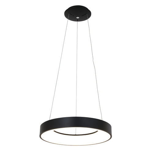 Steinhauer hanglamp Ringlede - 1 lichts - 48x 160 cm - zwart - vtwonen shop