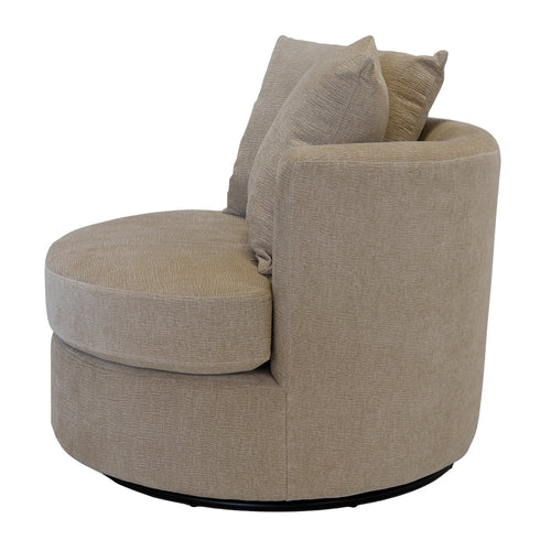 Giga Meubel Fauteuil Thony Luxe Draaibaar - Taupe - Zithoogte 46cm - vtwonen shop