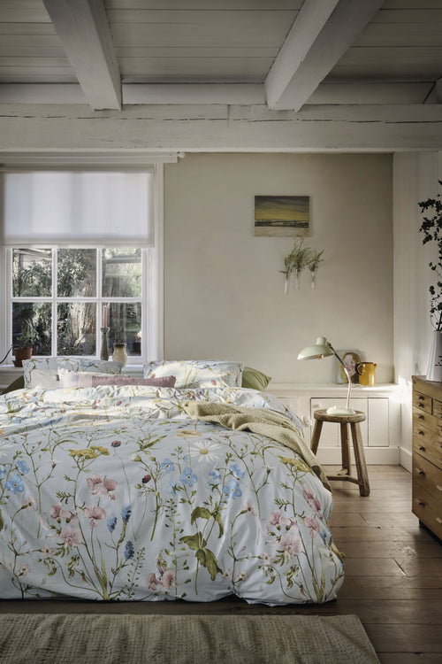 Ariadne at Home Dekbedovertrek Bloom - 260 x 200/220 cm - Blauw