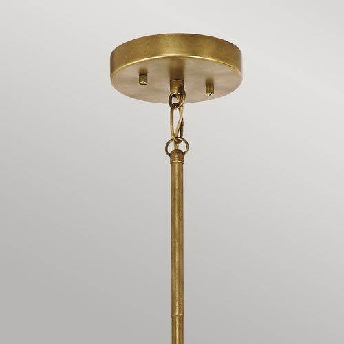 Elstead Aster - 3-lichts Globe plafondlamp messing, E14