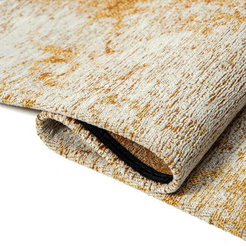 Lola&Moi vloerkleed Sun Flower - geel - 140x200cm