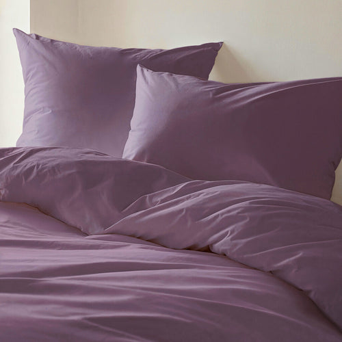 Byrklund - Dekbedovertrek Pure & Plain - 140x220 cm - Paars