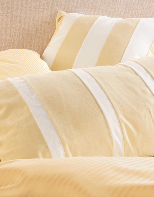 Essenza Coletta dekbedovertrek - Tweepersoons – 200x200/220 cm - Yellow straw