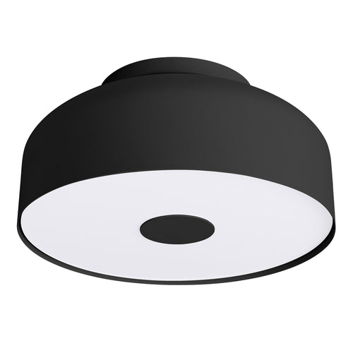 Sollux Lighting Plafondlamp OMIQ zwart - 30x30x15cm