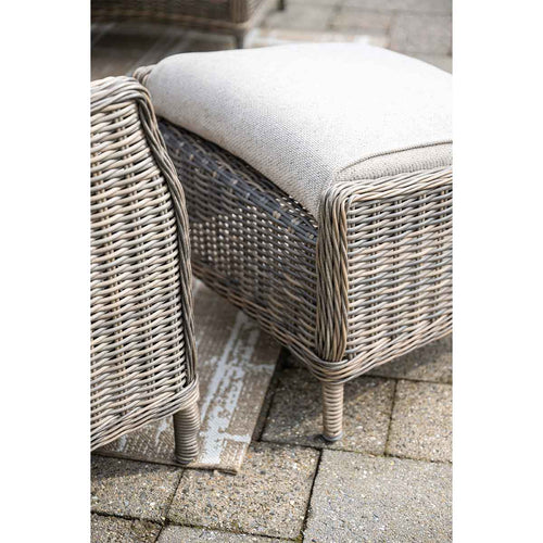 Garden Impressions loungestoel Marbella havanna sand incl voetenbank