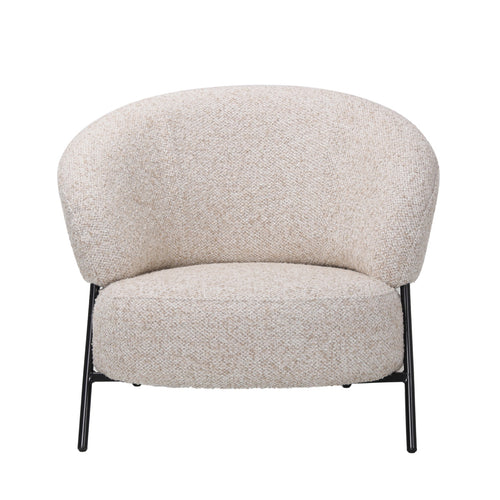 DÉJA Living Fauteuil Kumla - Beige Stof - 85x85x70cm - vtwonen shop