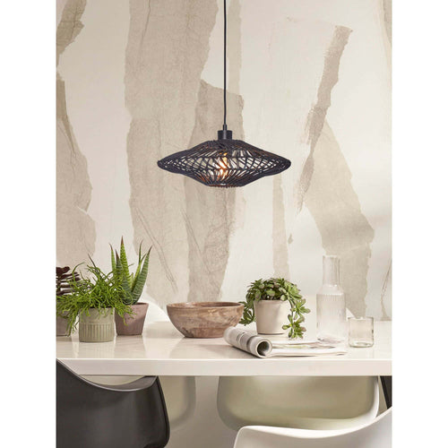 GOOD&MOJO hanglamp Zanzibar - zwart - Ø40cm - vtwonen shop