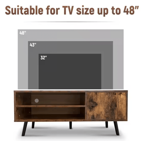 Furnilux TV Meubel Atlas - Bruin - 110x40x49,5 cm - vtwonen shop