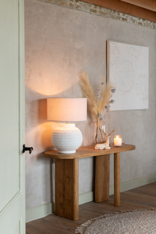 J-Line tafel - Teak hout - naturel - vtwonen shop