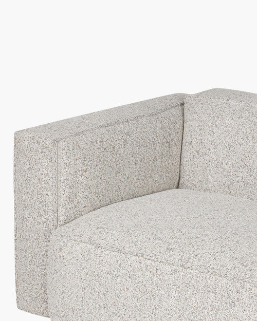 noo.ma Lobi 4‑zits bank Clay Grey Mélange - 318x97,5x73,5 cm