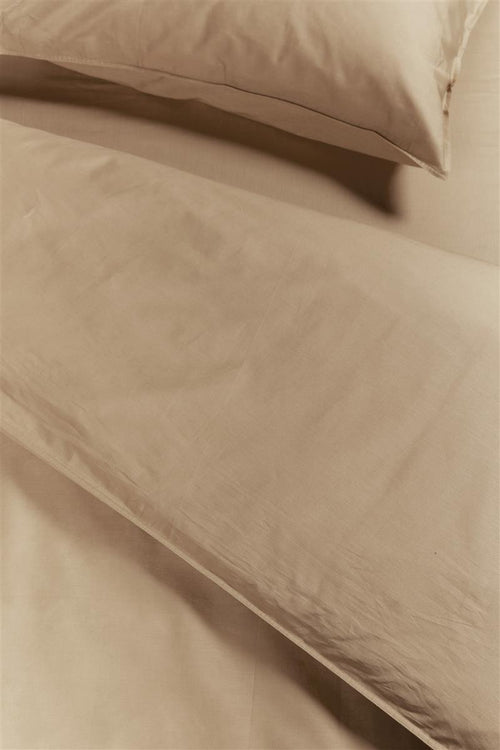 Ambiante Cotton Uni dekbedovertrek - Lits-Jumeaux XL - 260x200/220 cm - Khaki