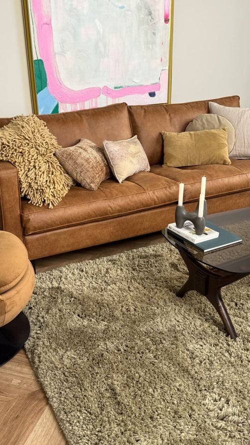 Interieur05 vloerkleed Pilo - hoogpolig - groen - 200 x 290 cm