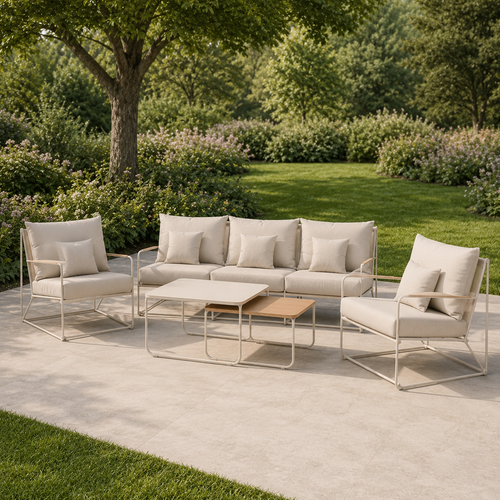 Nest outdoor Paolo 4 delige tuin loungeset beige