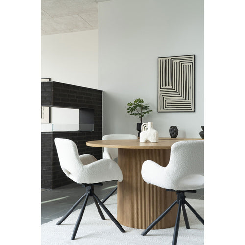 Rebellenclub Eetkamertafel Outiz - ø120 - Eiken