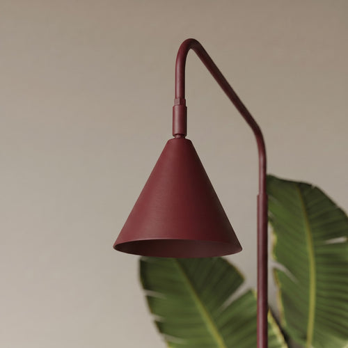 Sollux Lighting Vloerlamp NOX bordeaux - 30x30x165cm