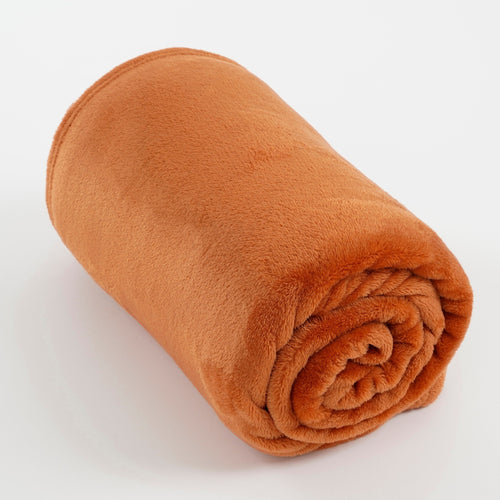 In The Mood Collection Famke Fleece Plaid - L180 x B130 cm - Terra - vtwonen shop