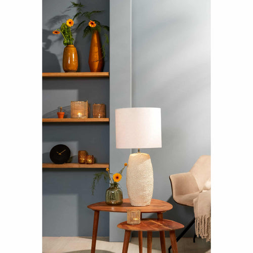 Light & Living lampvoet Kyara - wit - Ø31cm