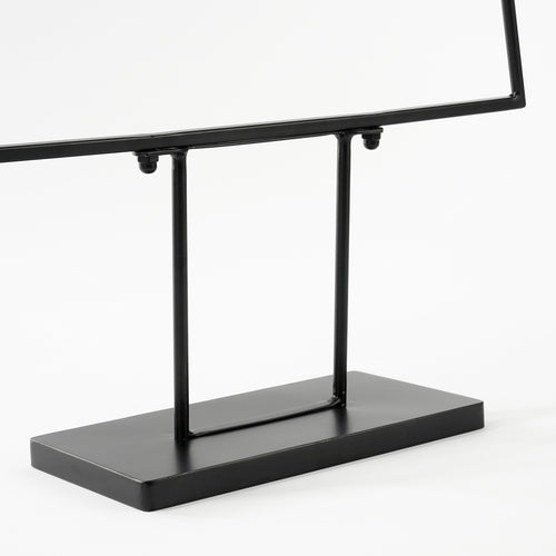 Mica Decorations Decoratie Kerstboom - L50 x B15 x H152 cm - Metaal - Zwart