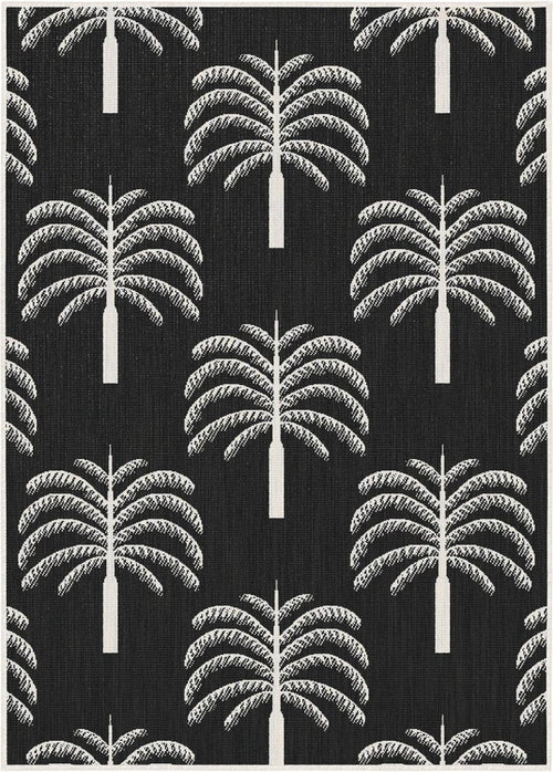 Buitenkleed Oase zwart/wit - Interieur05 - 200 x 290 cm