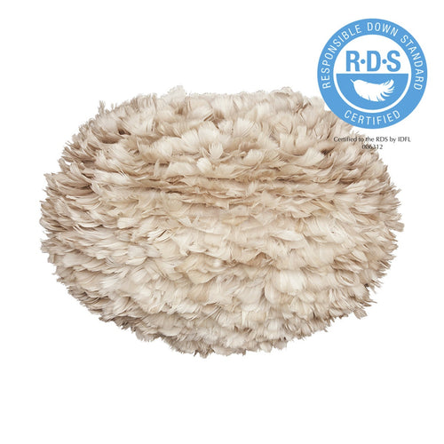 Umage Eos X-large hanglamp light brown - met koordset zwart - Ø 75 cm - vtwonen shop