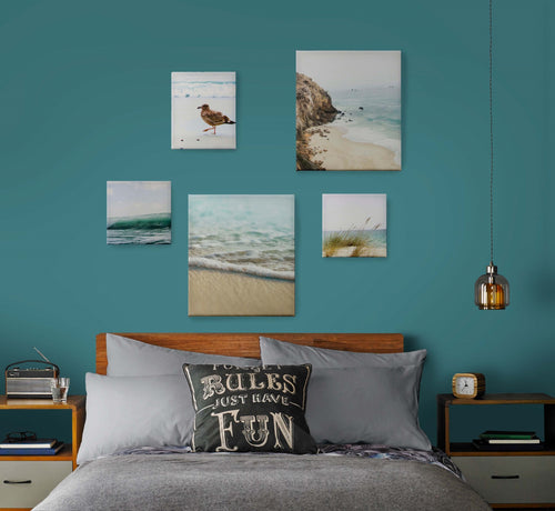 Art for the Home Canvas set Uitzicht op Zee (Multikleur) 80x60