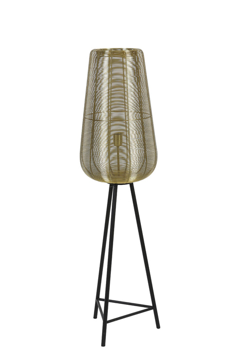 Light & Living vloerlamp ADETA - Ø37x135cm - goud - vtwonen shop