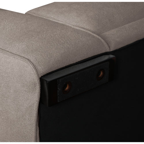 Furnhouse chaise longue bank rechts California - Beige - Stof - 105x305x85
