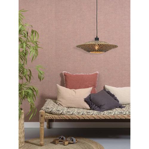 GOOD&MOJO hanglamp Bali - bruin - Ø44cm - vtwonen shop