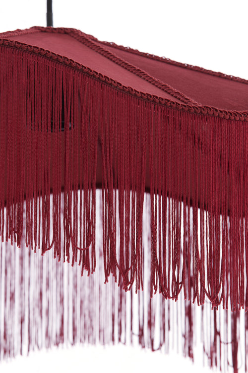 Light & Living hanglamp TIFFANY - rood - Ø50x28cm - vtwonen shop