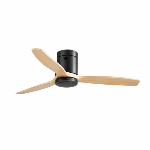 CristalRecord plafondventilator Nine - 1 lichts - 132  x 31   cm - zwart bruin