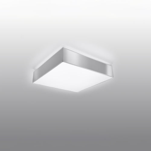 Sollux Lighting Plafondlamp HORUS grijs - 25x25x11cm