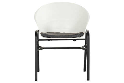 Hartman Tuinstoel Tubb - Wit - Zithoogte 46cm - Set Van 2 - vtwonen shop