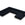 Cosmopolitan Design Panoramische hoekbank links Bali 7-zits, flueel, donkerblauw - 256x327x75cm