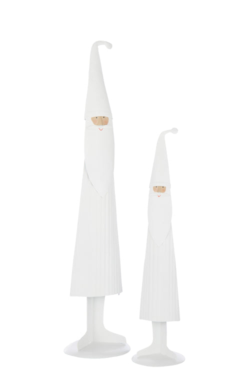 J-Line figuur Kerstman Modern - metaal - wit - large - vtwonen shop