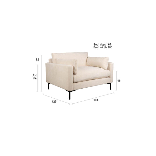 Zuiver Summer Loveseat New Beige