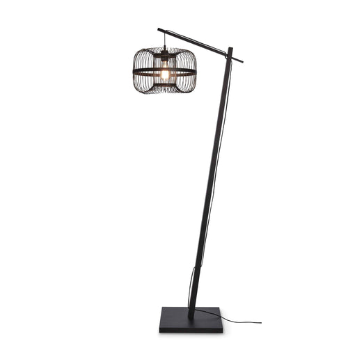 GOOD&MOJO vloerlamp Hokkaido - zwart - Ø38cm - vtwonen shop