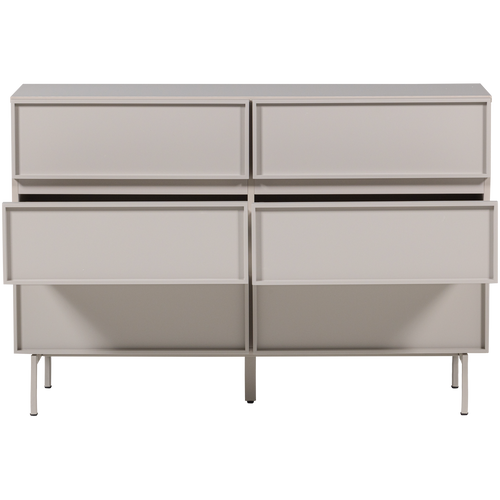 WOOOD ladekast 6 lades Tours - Melamine/MDF - Zand - 80x120x42 - vtwonen shop