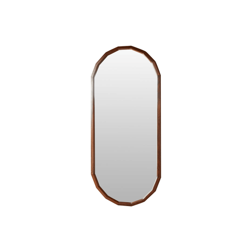 Tikamoon Decoratieve spiegel in massief palissander 120x56 cm - Bruin - vtwonen shop