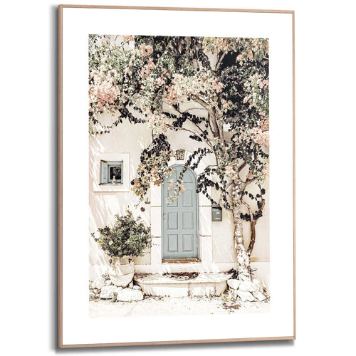 Reinders Mediterranean Door schilderij -  beige - woonkamer - 70x50cm