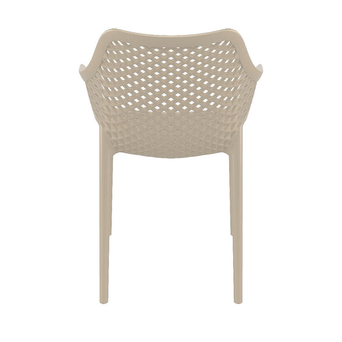 Garden Impressions tuinstoel Air XL design taupe - 2 stuks